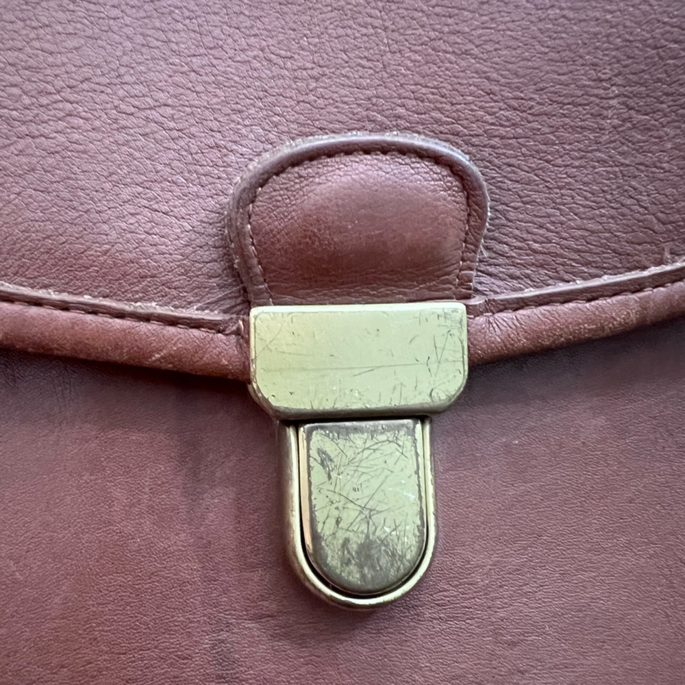 COACH unisex Vintage Briefcase Brown Leather - Picture 8 of 8